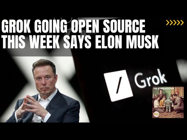 Elon Musk’s Grok AI has now been open sourced.